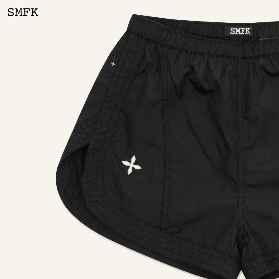 SMFK Ancient Myth Viper Alloy Skin Jogger Shorts Black