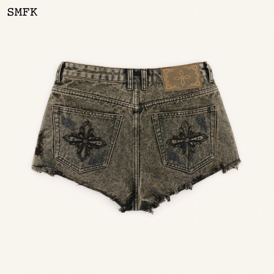 SMFK Ancient Myth Mustang Denim Shorts