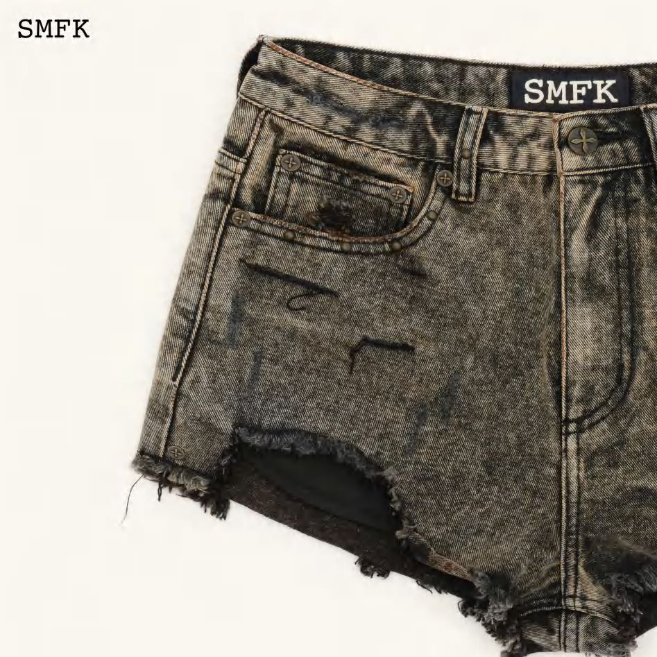 SMFK Ancient Myth Mustang Denim Shorts
