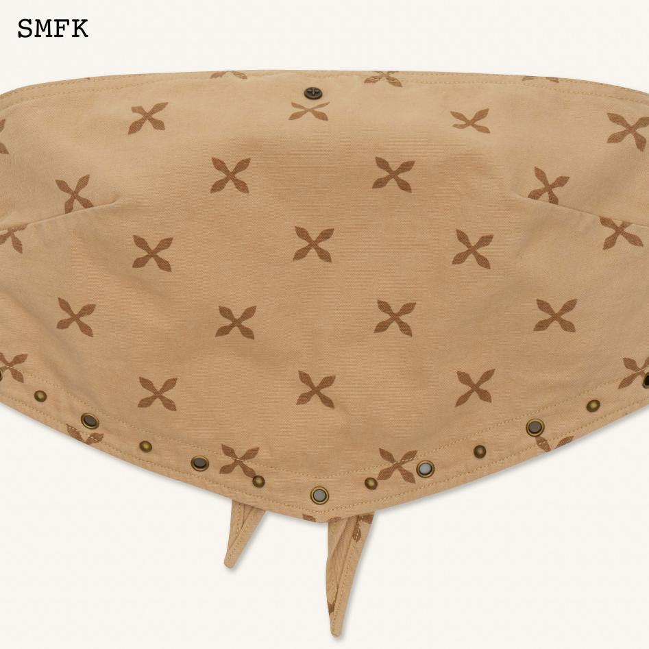 SMFK Ancient Myth Temple Garden Square Scarf Bustier