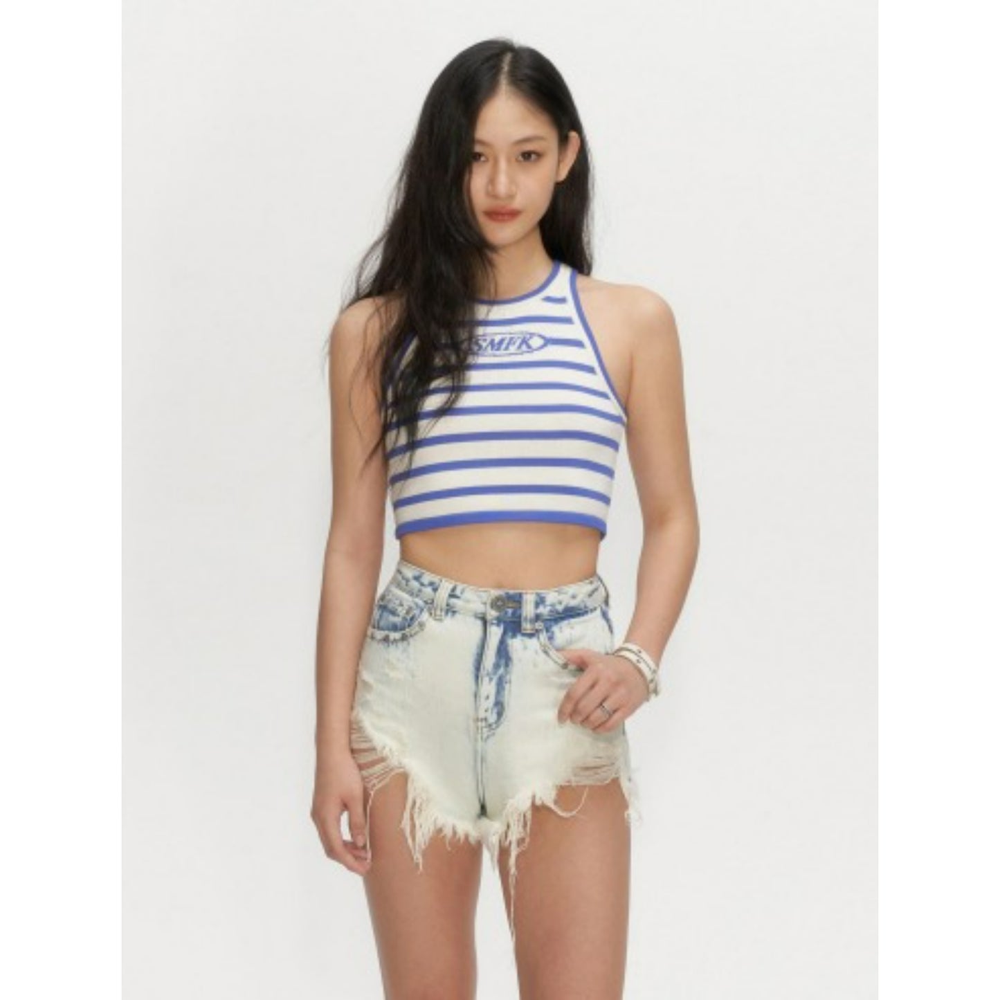 SMFK Wilderness Rock White Short Jeans