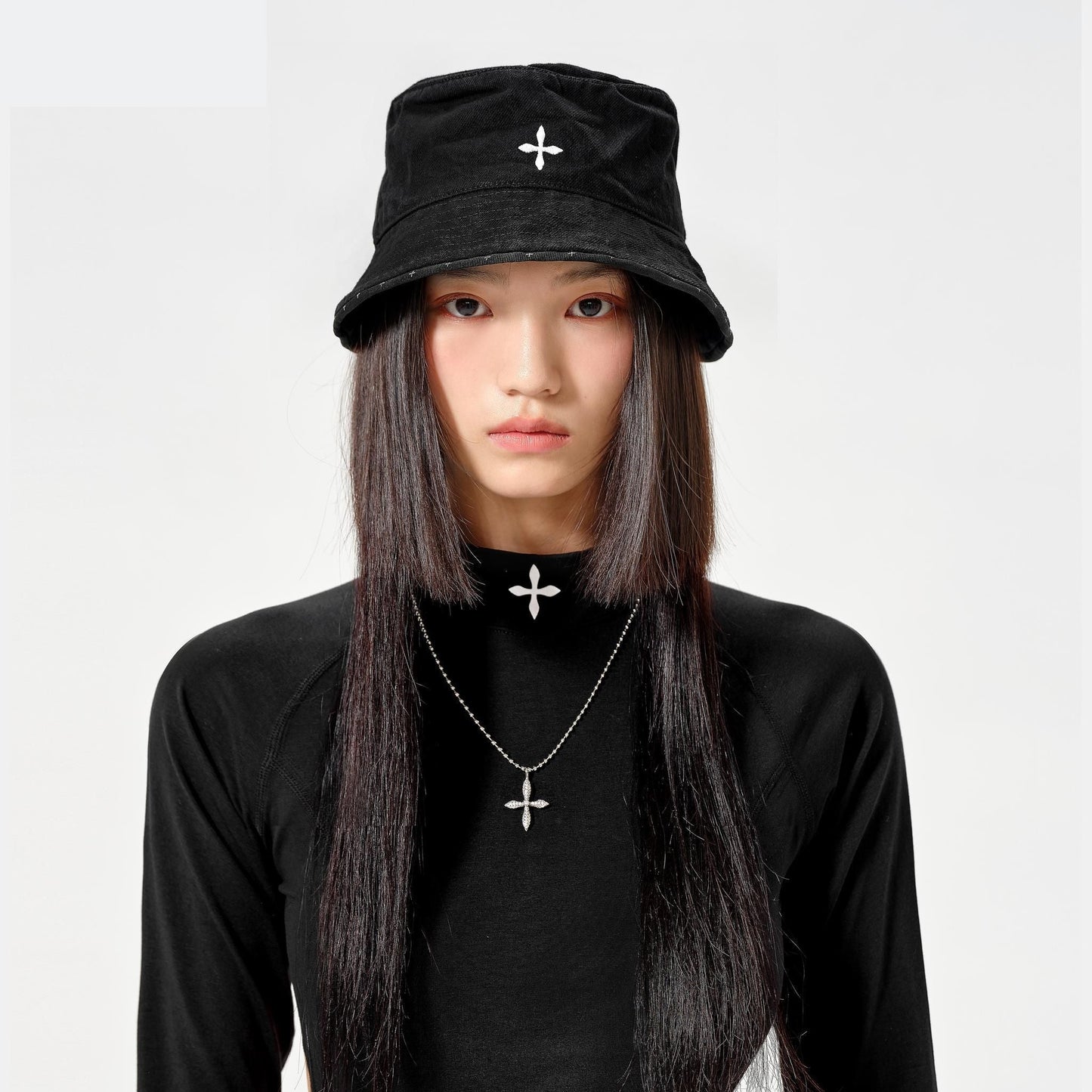 SMFK Black Forever Compass Bucket Hats