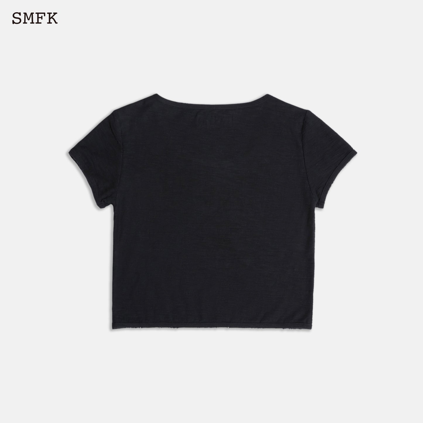 SMFK Black Night Flower Biker Tee Black