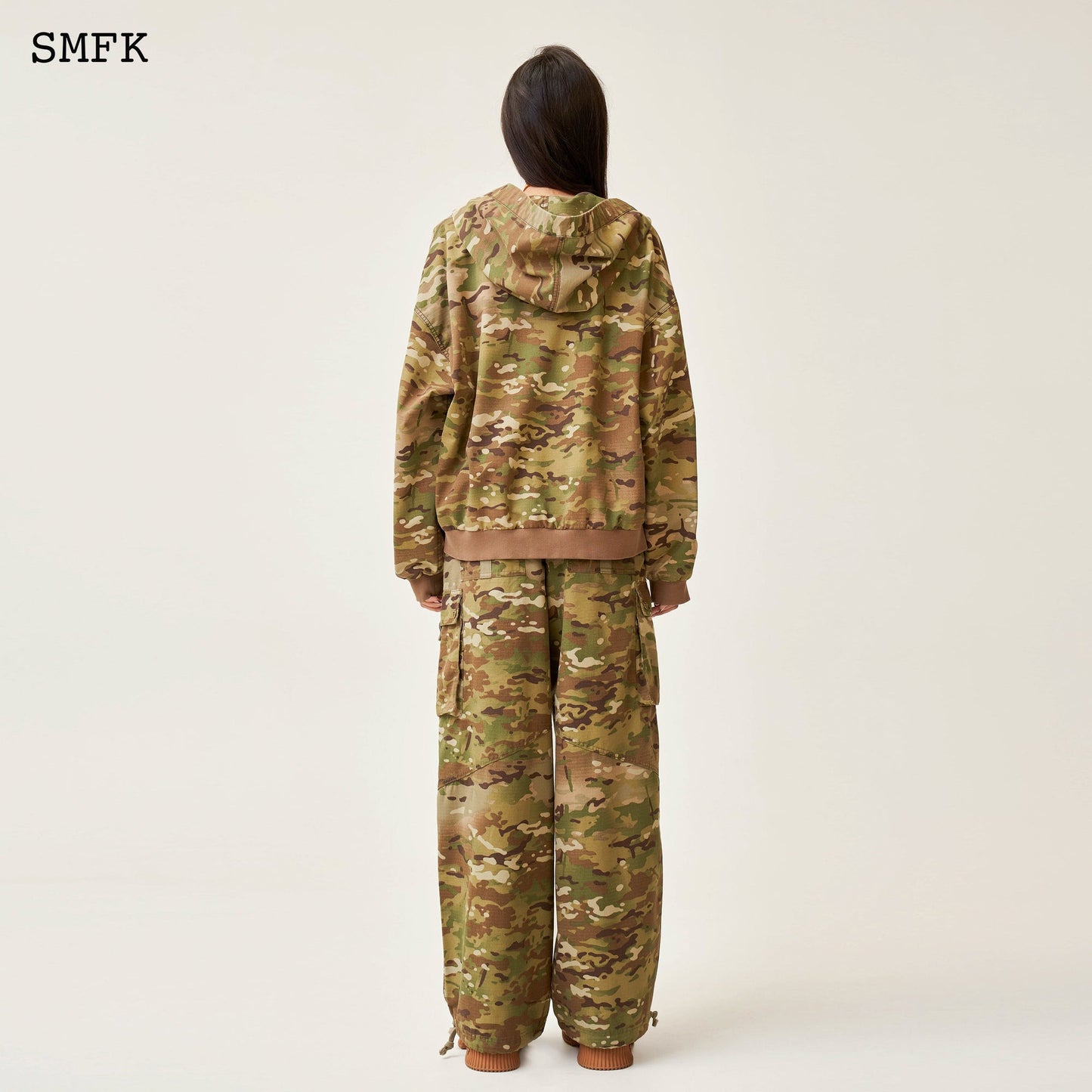 SMFK Compass Forest Camouflage Hunting Hoodie