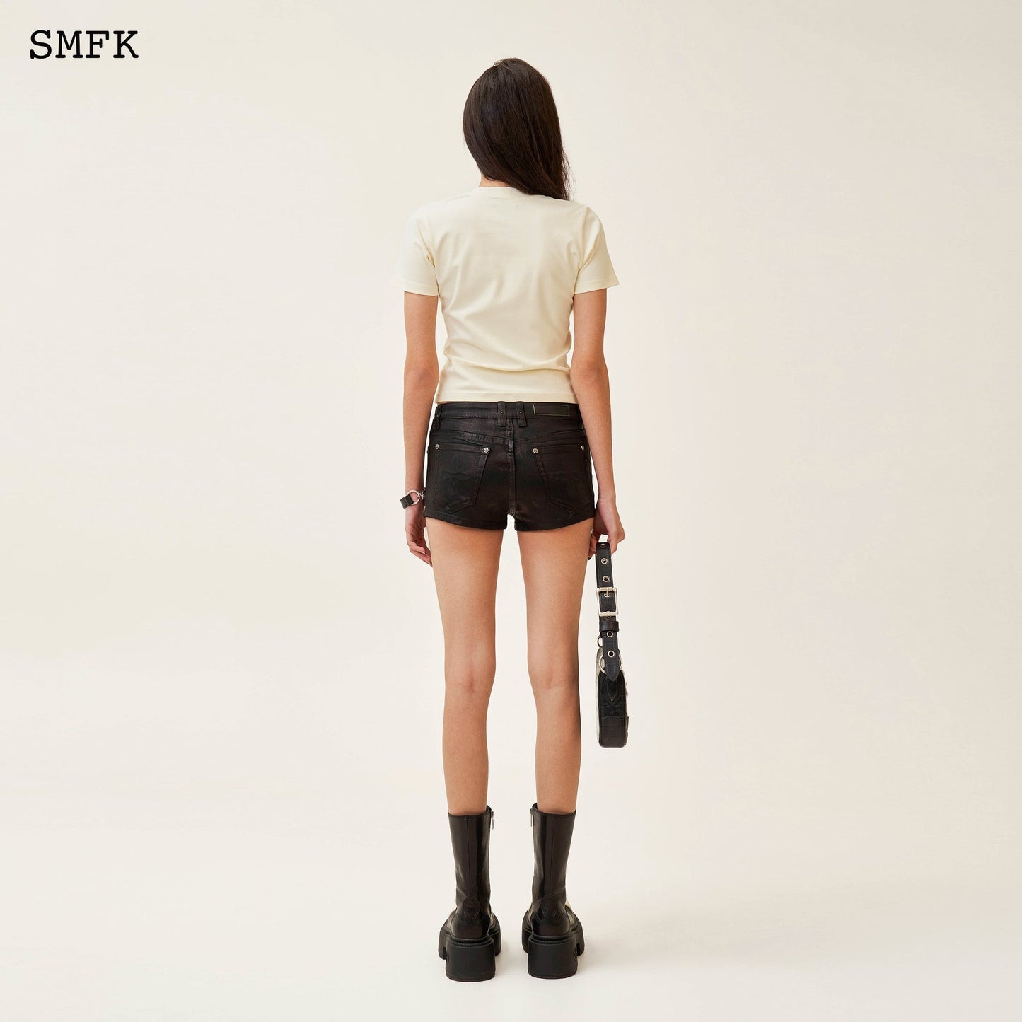 SMFK Compass Tarpan Lightning Black Short Jeans