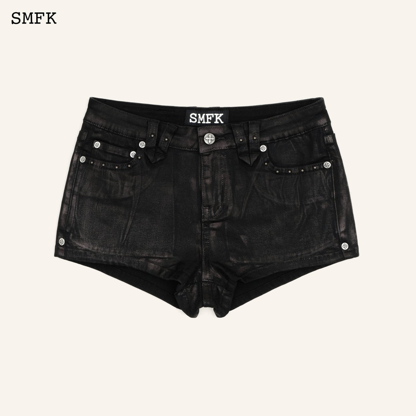 SMFK Compass Tarpan Lightning Black Short Jeans