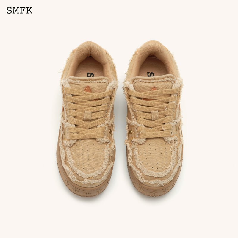 SMFK Compass Wheat Bread Shape Skater Shoes