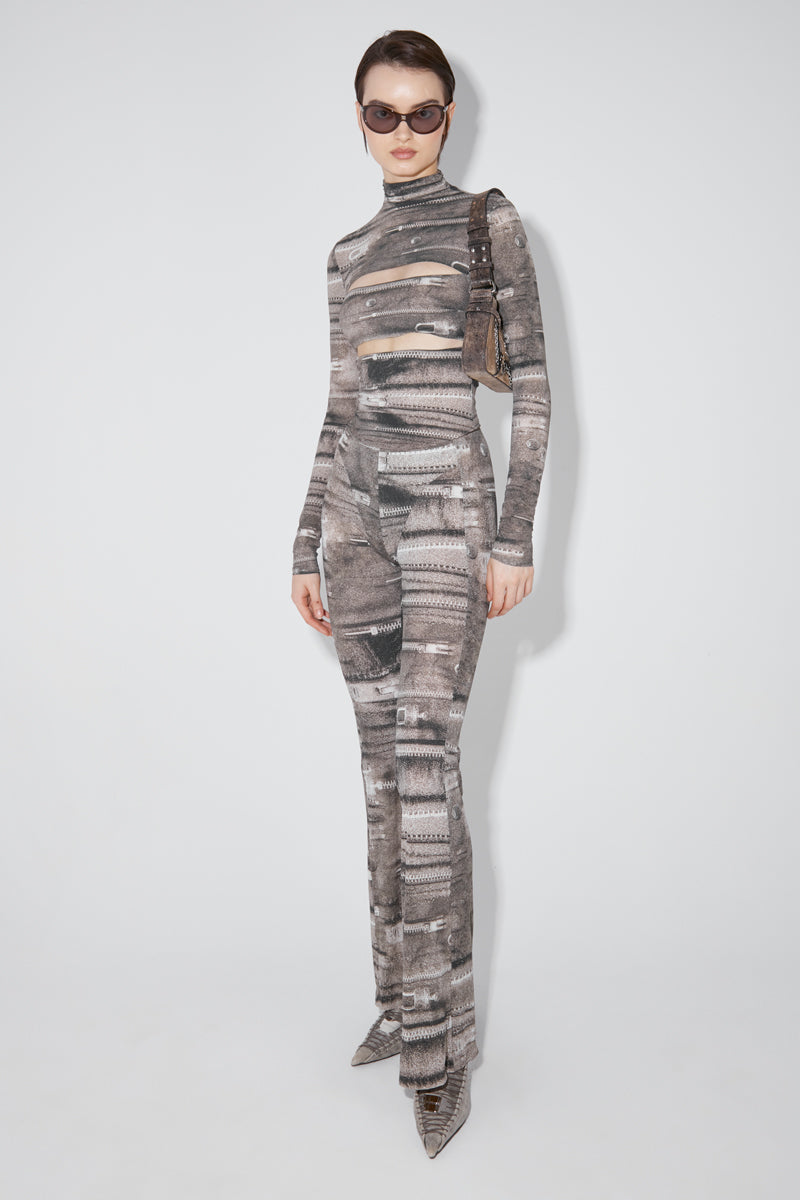 MISBHV Elena Zipper Turtleneck Longsleeve