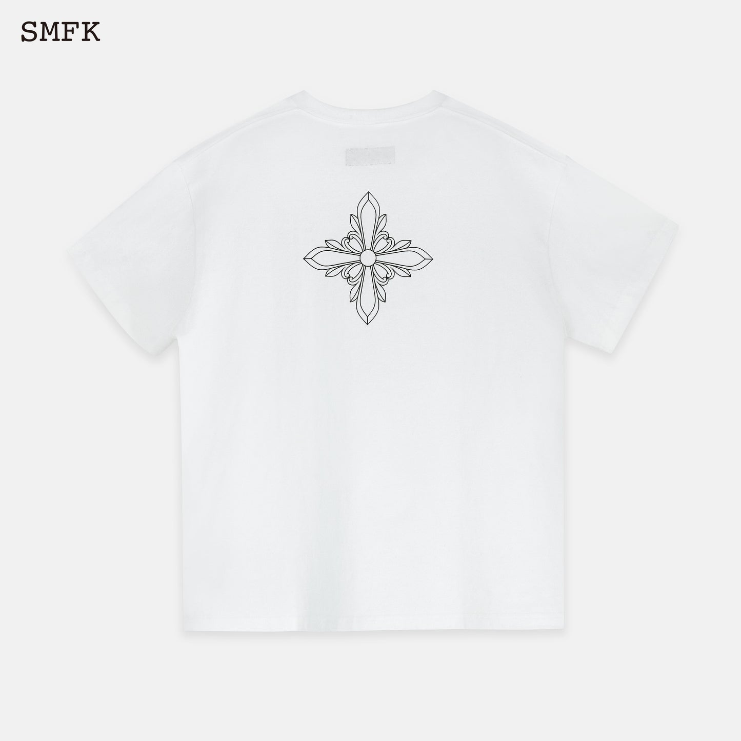 SMFK White Branding Oversized Tee