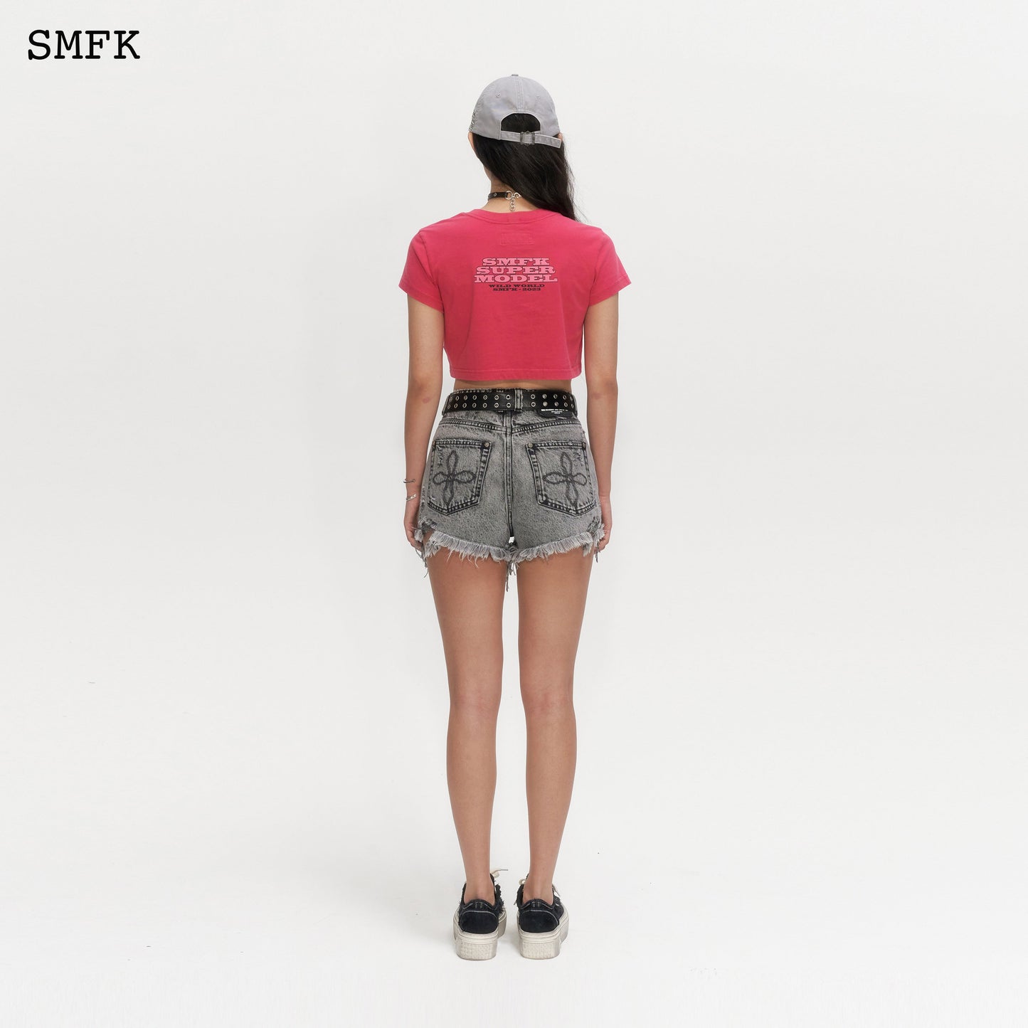 SMCK Wild World Short Grey Jeans