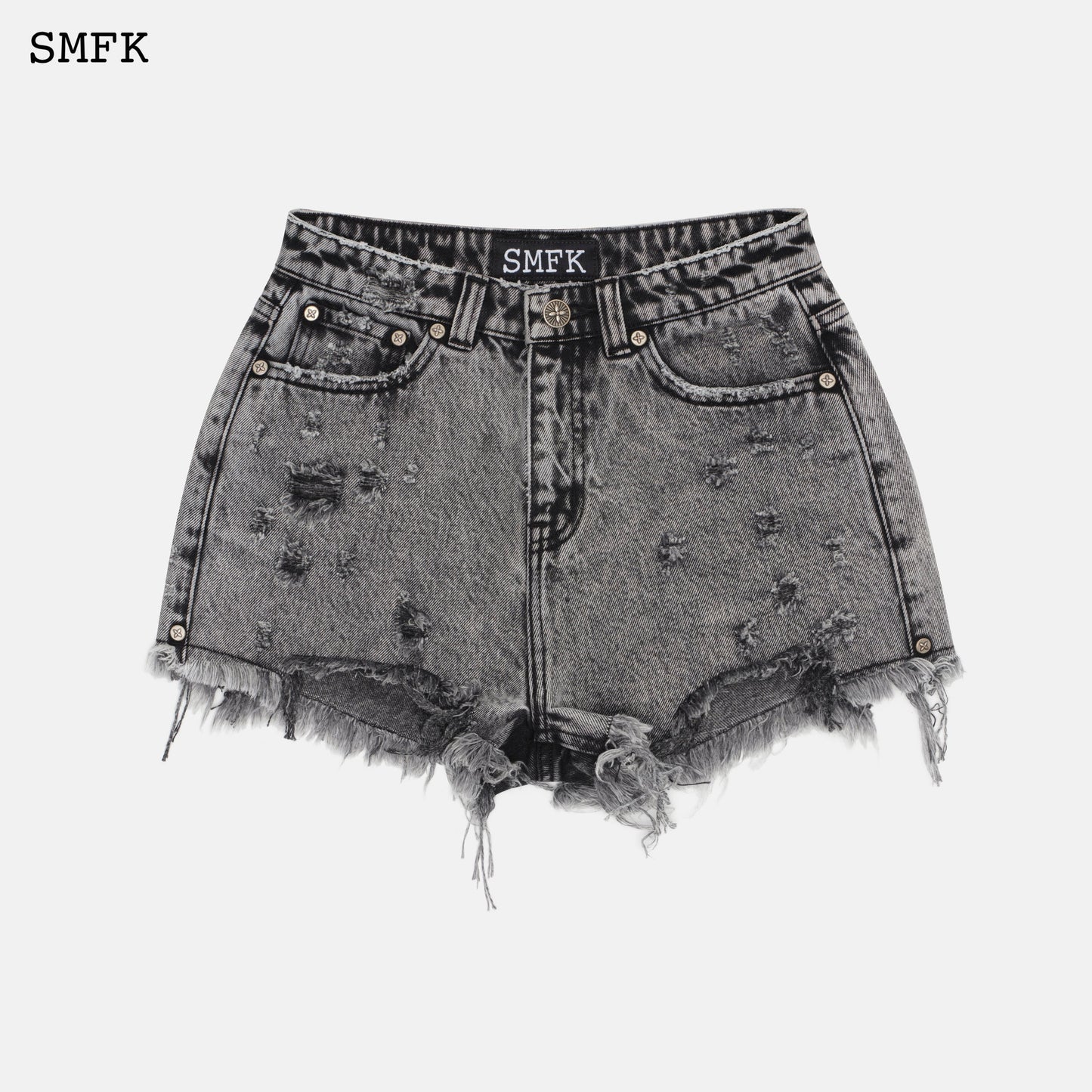 SMCK Wild World Short Grey Jeans