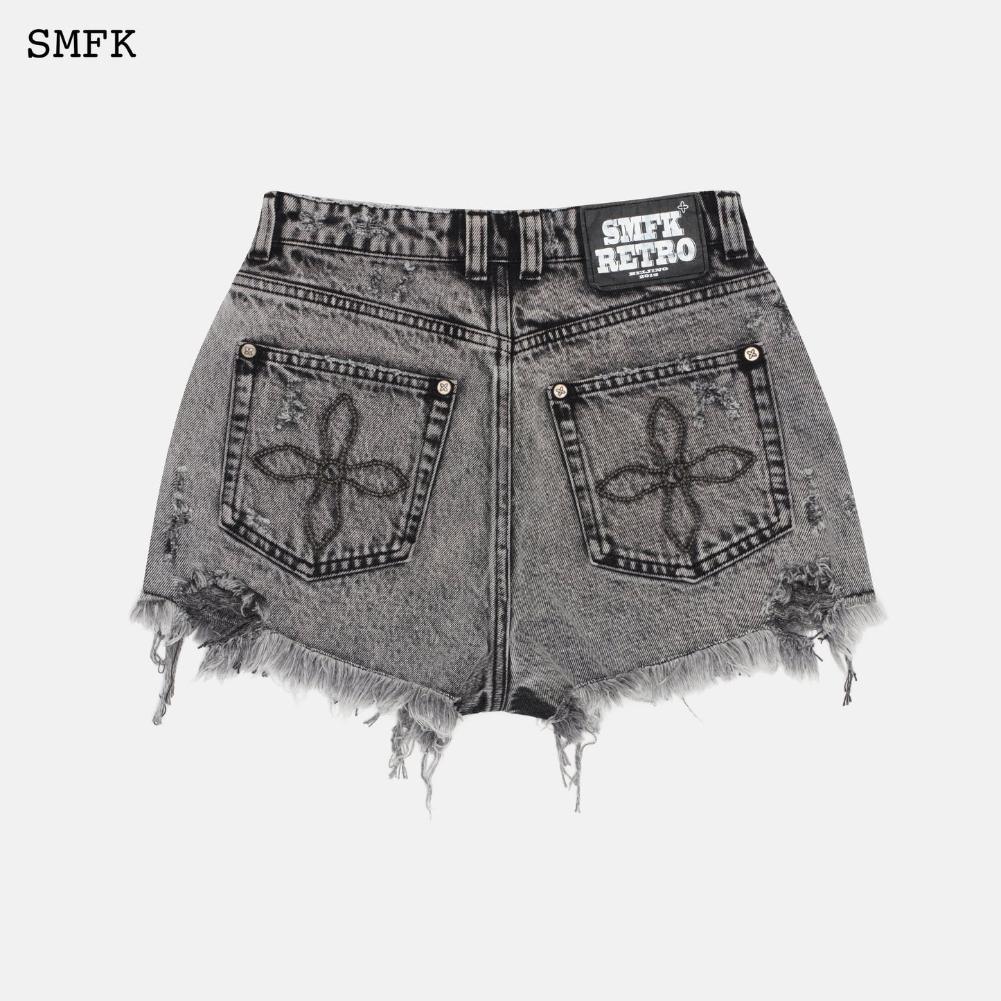 SMCK Wild World Short Grey Jeans