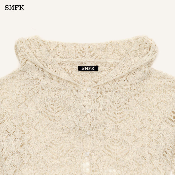 SMFK Wildworld Stray Netting Mural Cardigan Hoodie