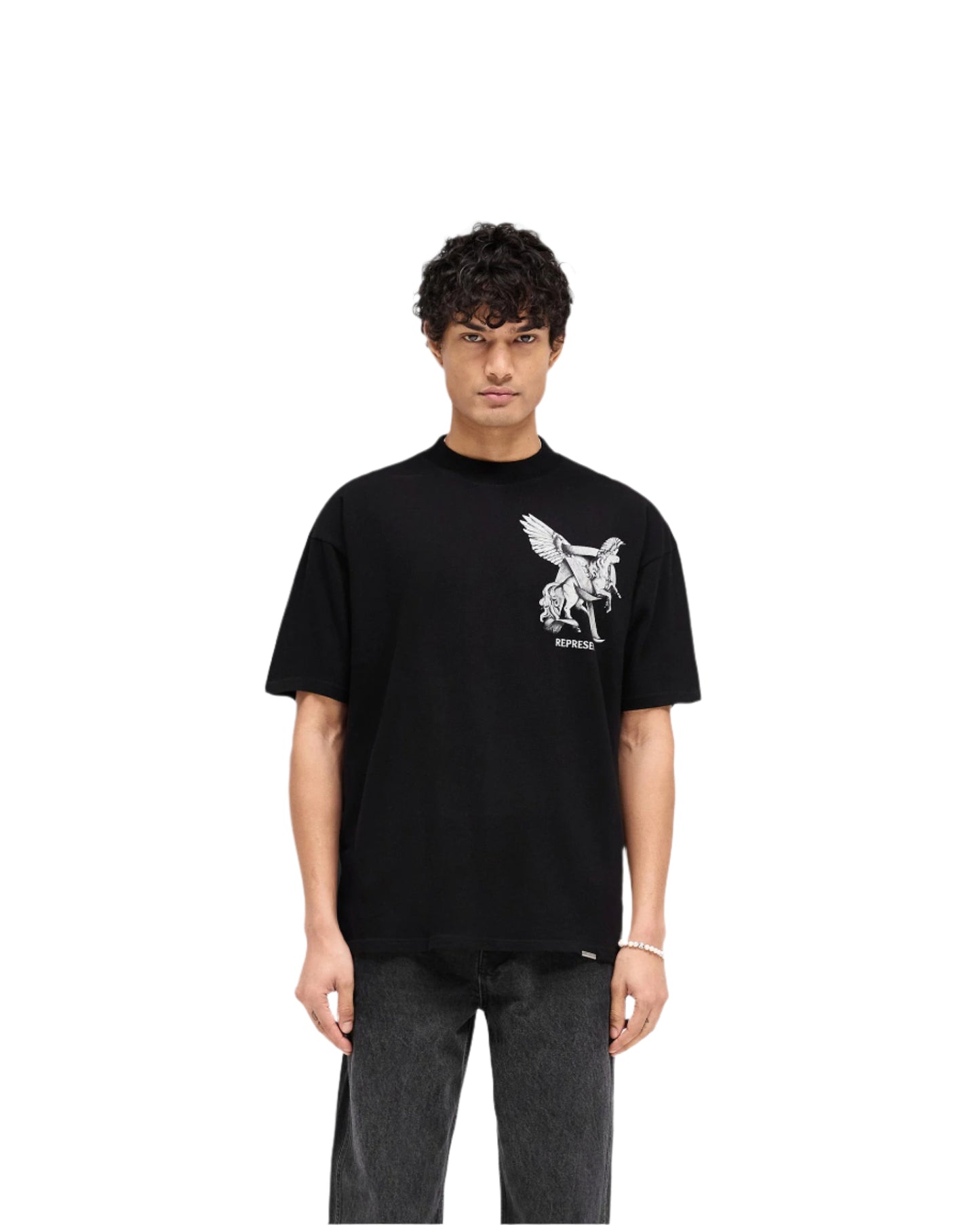 REPRESENT Elegance In Motion T-shirt Jet Black