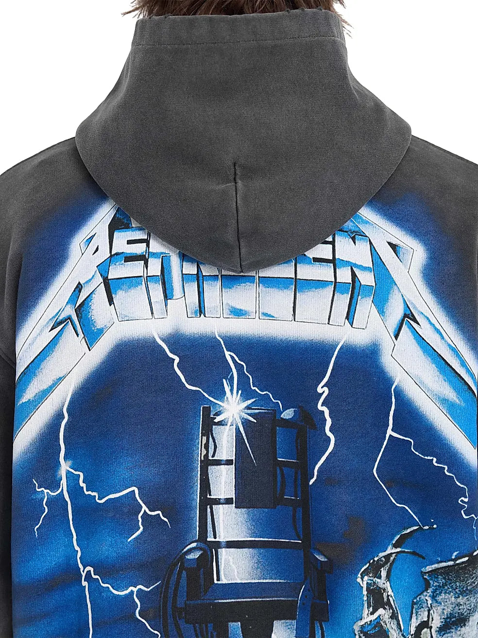 REPRESENT Metallica Ride The Lightning Hoodie Vintage Grey
