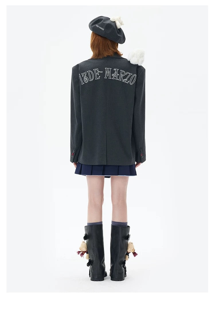 Harry Potter × 13DE MARZO Hedwig Hogwarts Offer Bear Suit Dark Grey