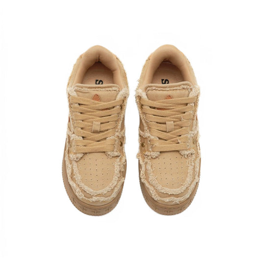 SMFK Compass Wheat Bread Shape Skater Shoes