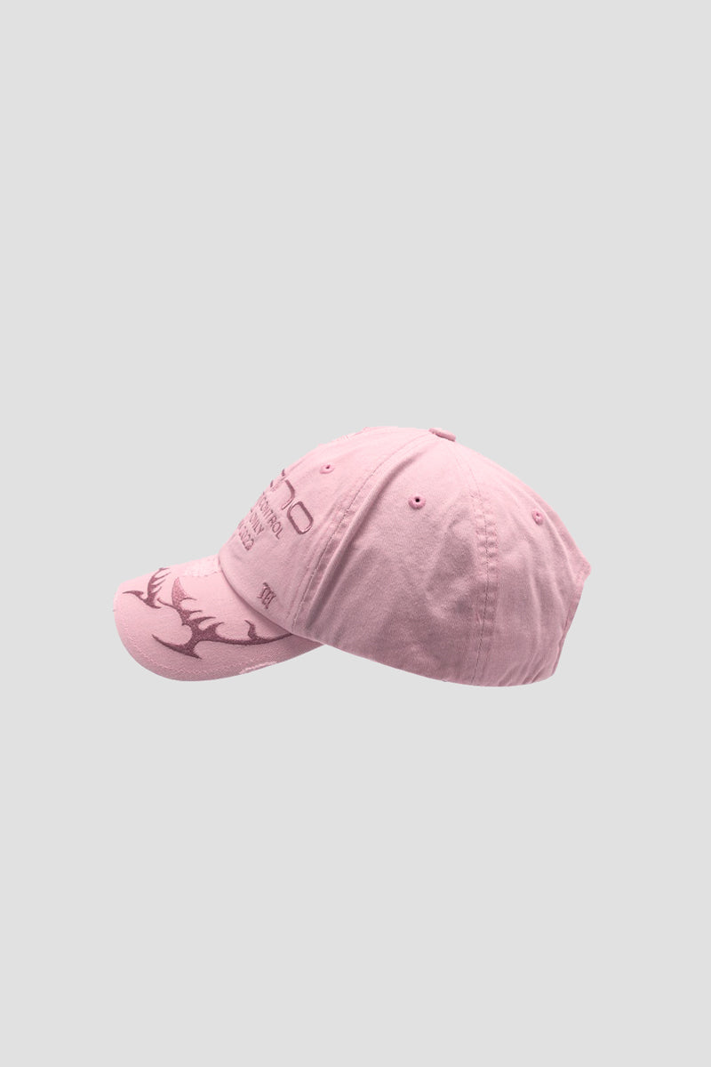 MISBHV Tecno Cap Washed Bubblegum