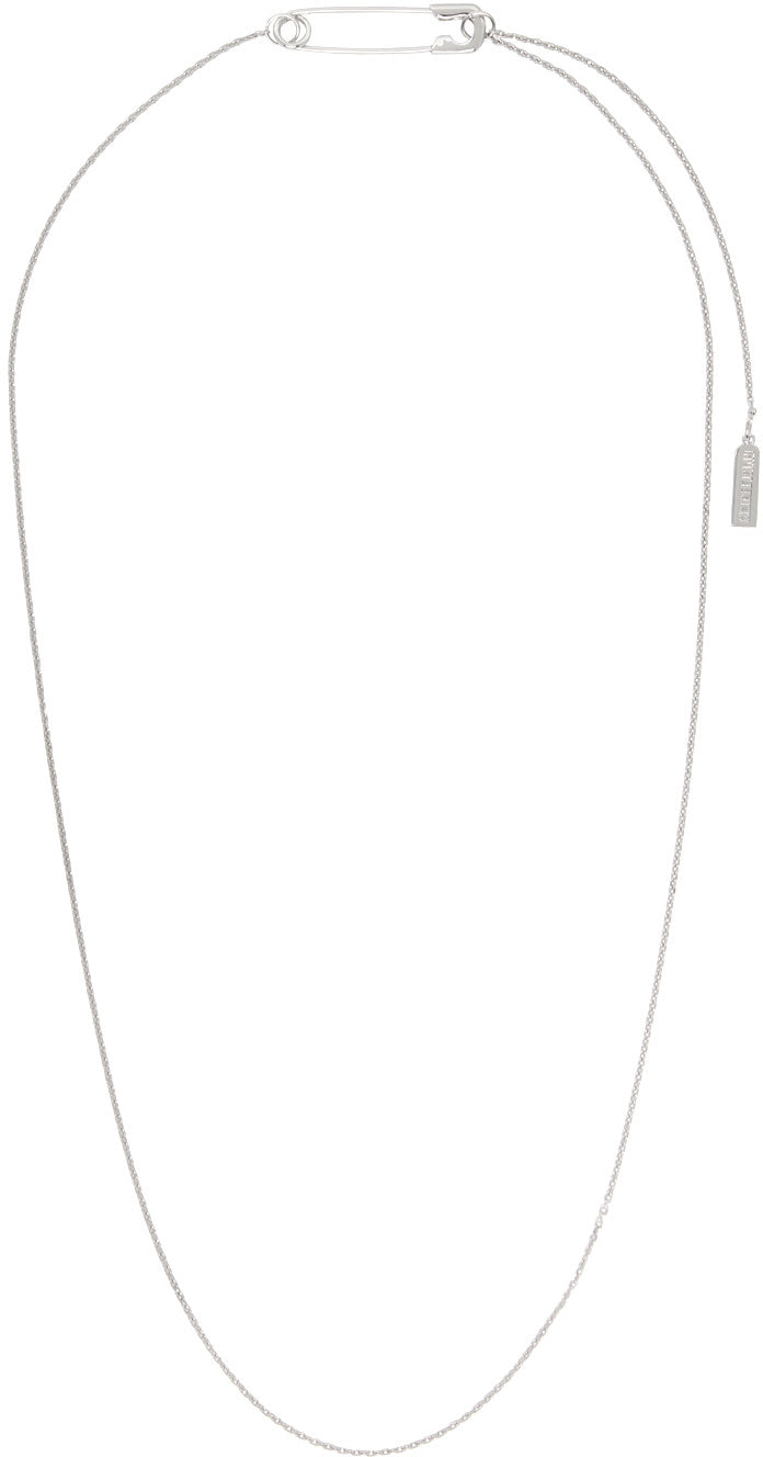 NUMBERING Safety Pin Necklace