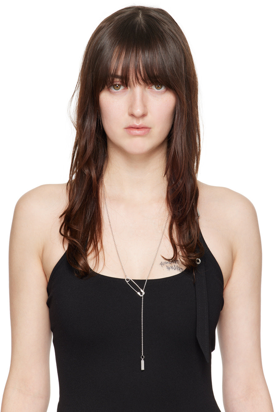NUMBERING Safety Pin Necklace
