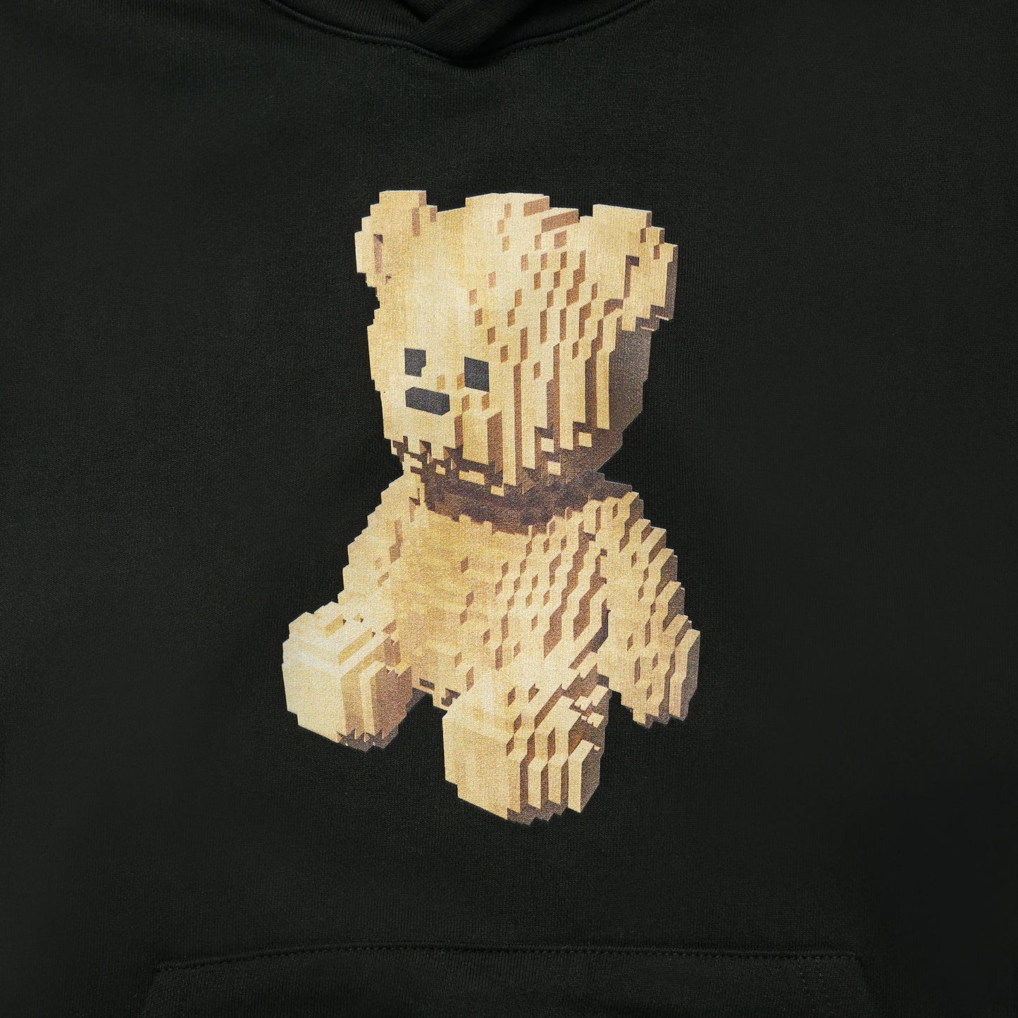 ADLV Block Bear Hoodie Black