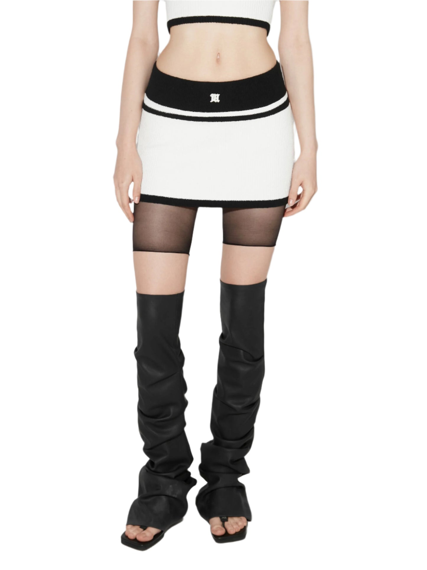MISBHV Fluffy Cannes Mini Skirt
