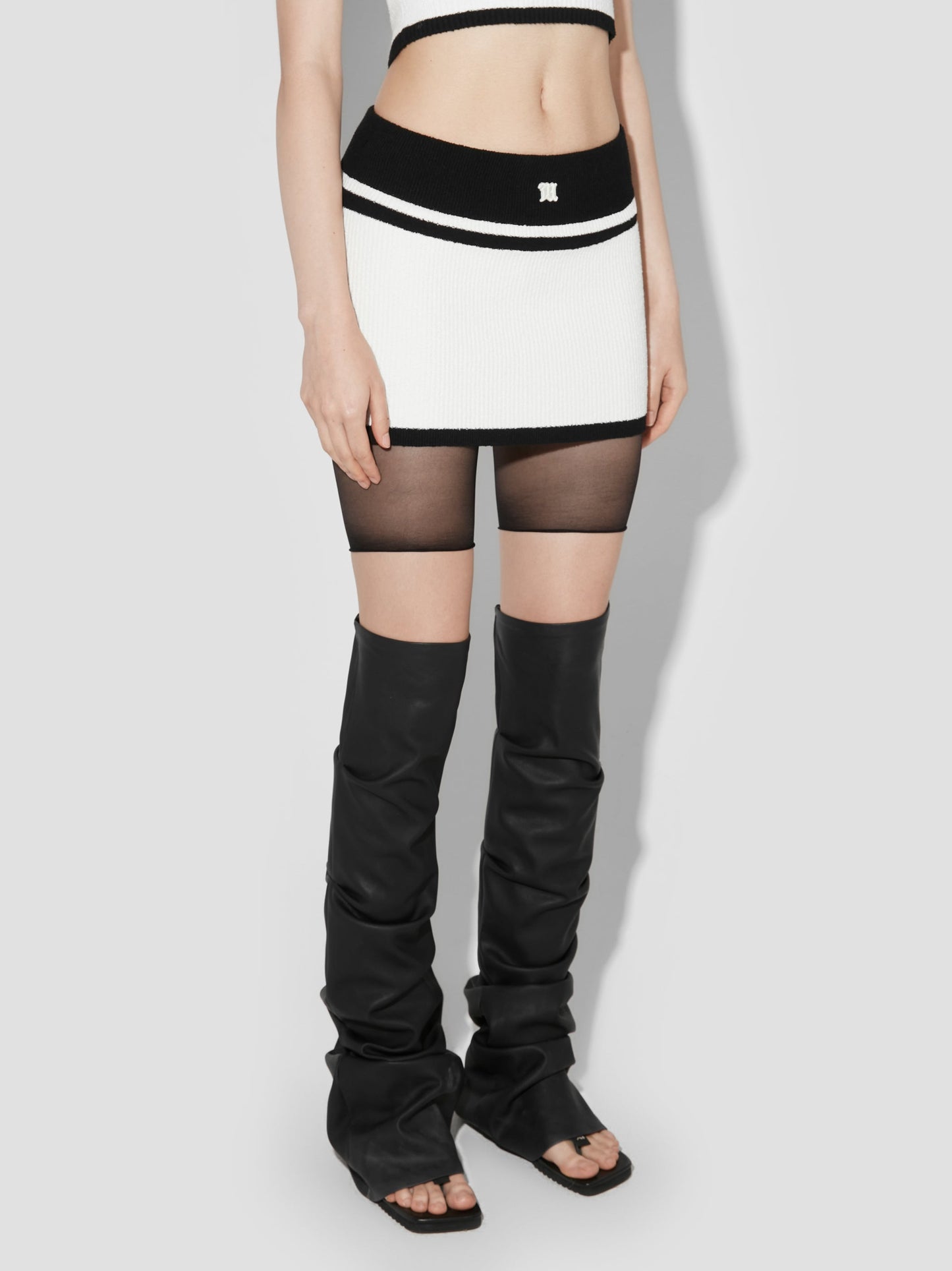 MISBHV Fluffy Cannes Mini Skirt