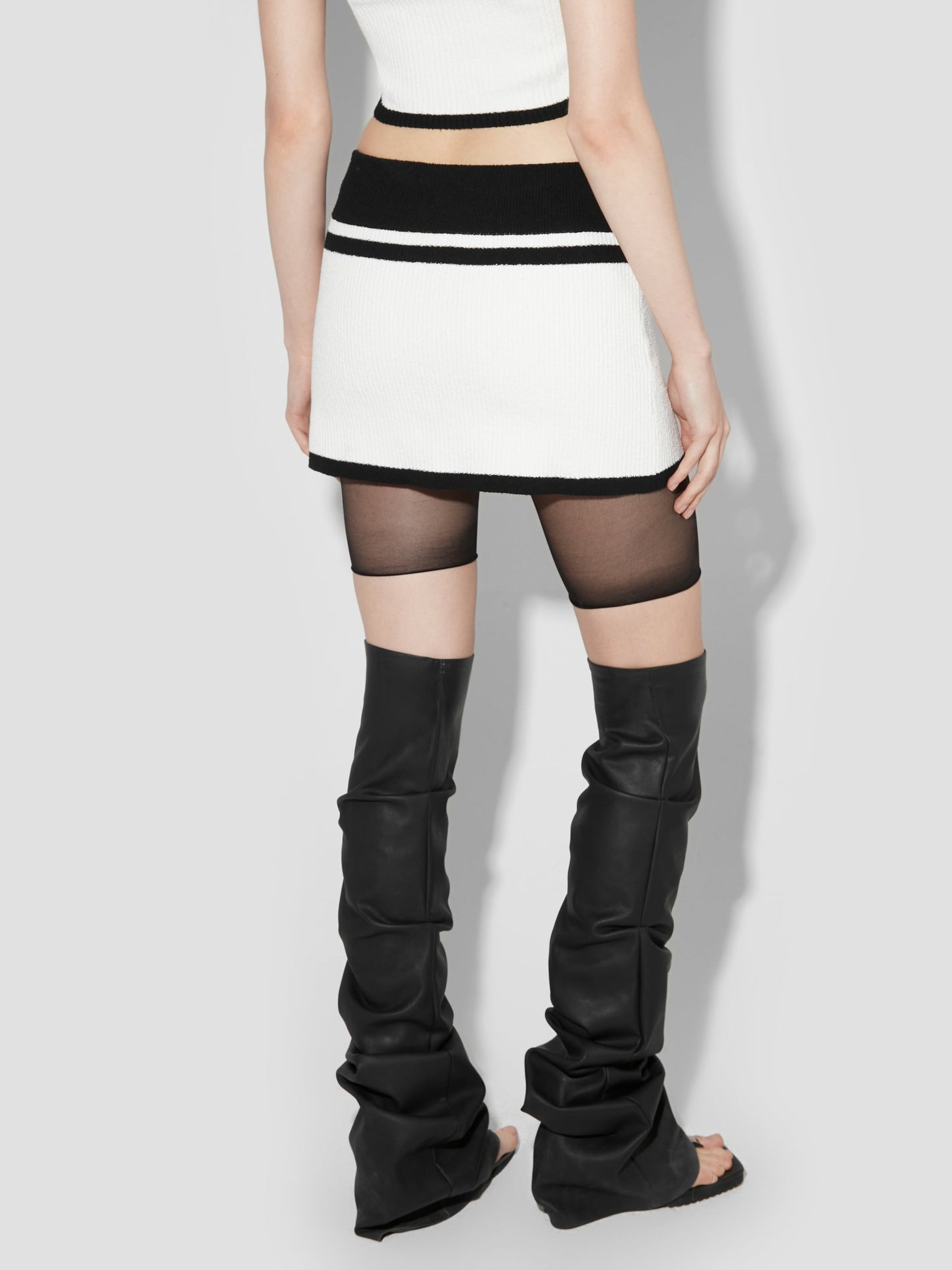 MISBHV Fluffy Cannes Mini Skirt