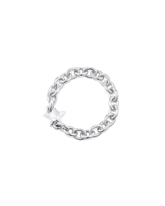 NUMBERING Star Clasp Oval Chain Bracelet