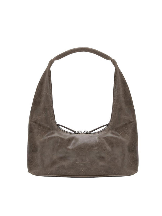 MARGESHERWOOD Hobo Shoulder_Washed Brown Pull Up