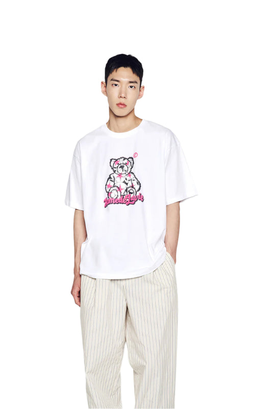 ADLV Star Bear Short Sleeve T-Shirt White