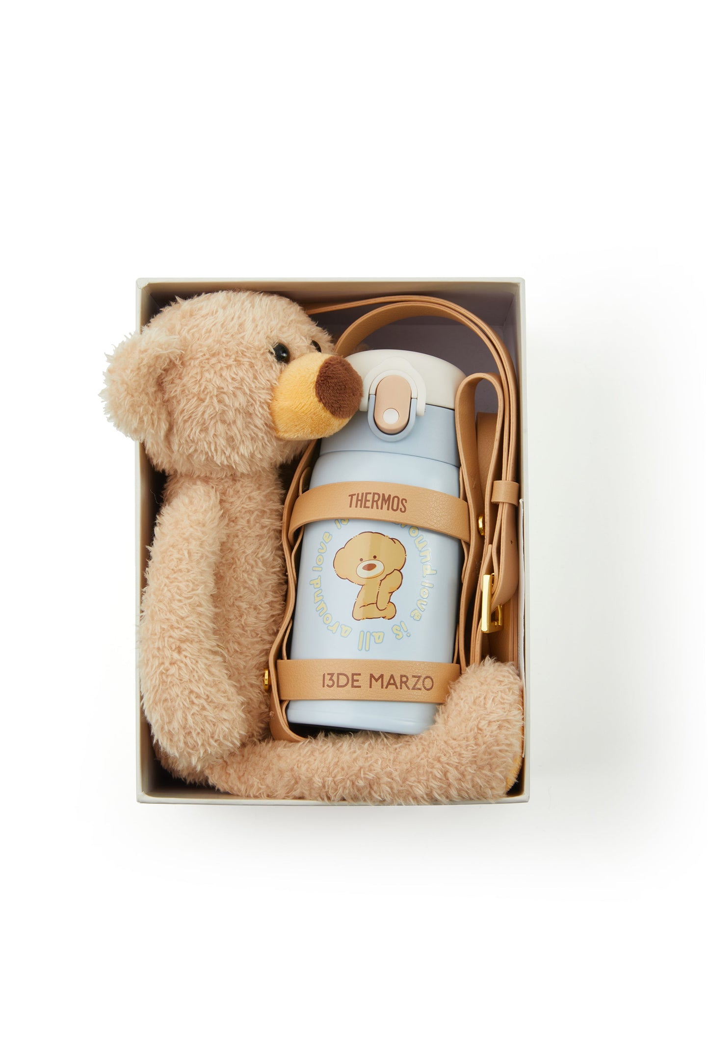 13DE MARZO Bear Hug Insulated Cup Blue