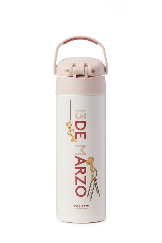 13DE MARZO Bear Window Insulated Cup Pink