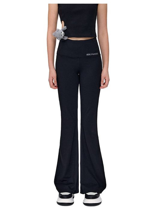 13DE MARZO Bear Slashed Yoga Pants