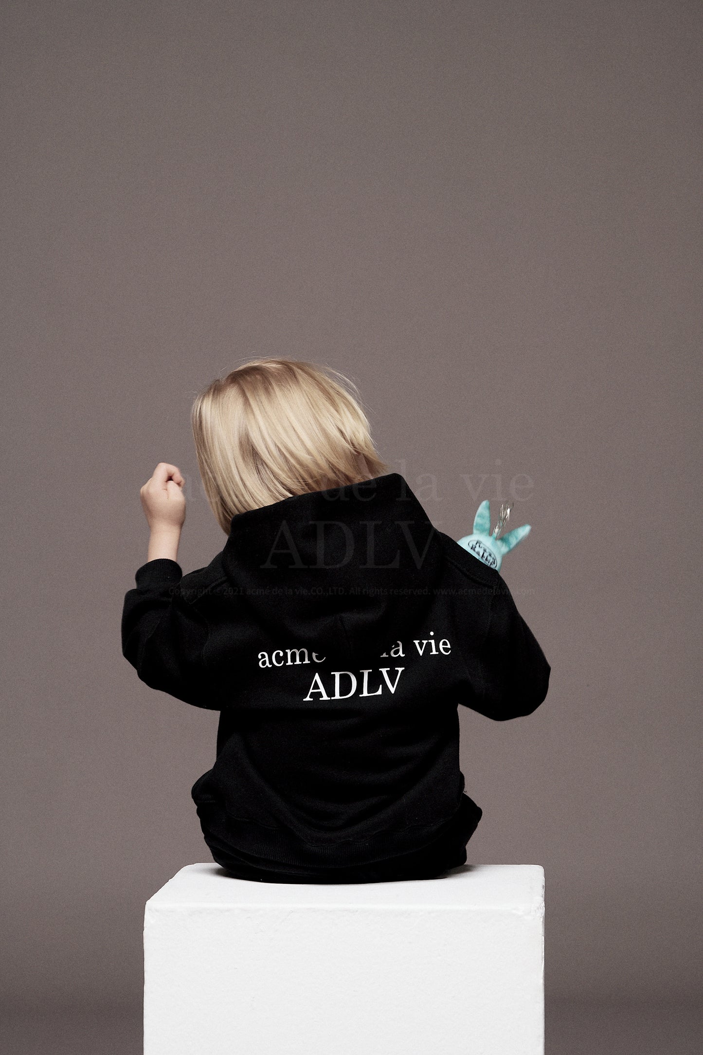 ADLV Kids Babt Face Dounut 1 Hoodie Black