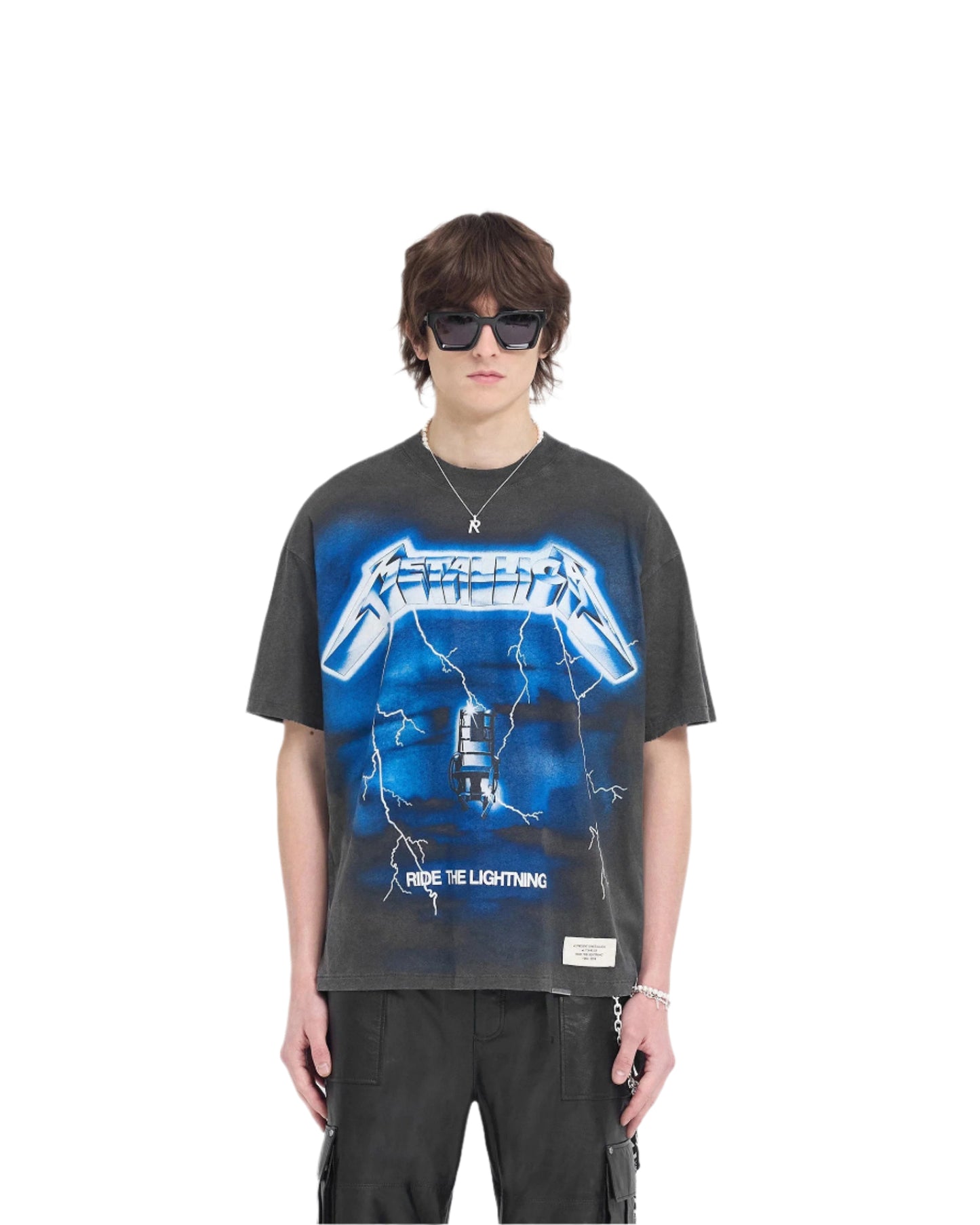 REPRESENT Metallica Ride The Lightning SS T-shirt Vintage Grey