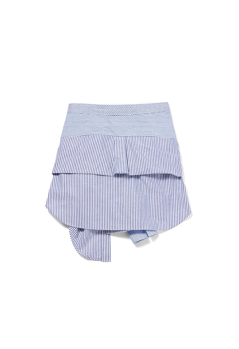 OPEN YY Stripe Shirt Skirt Blue