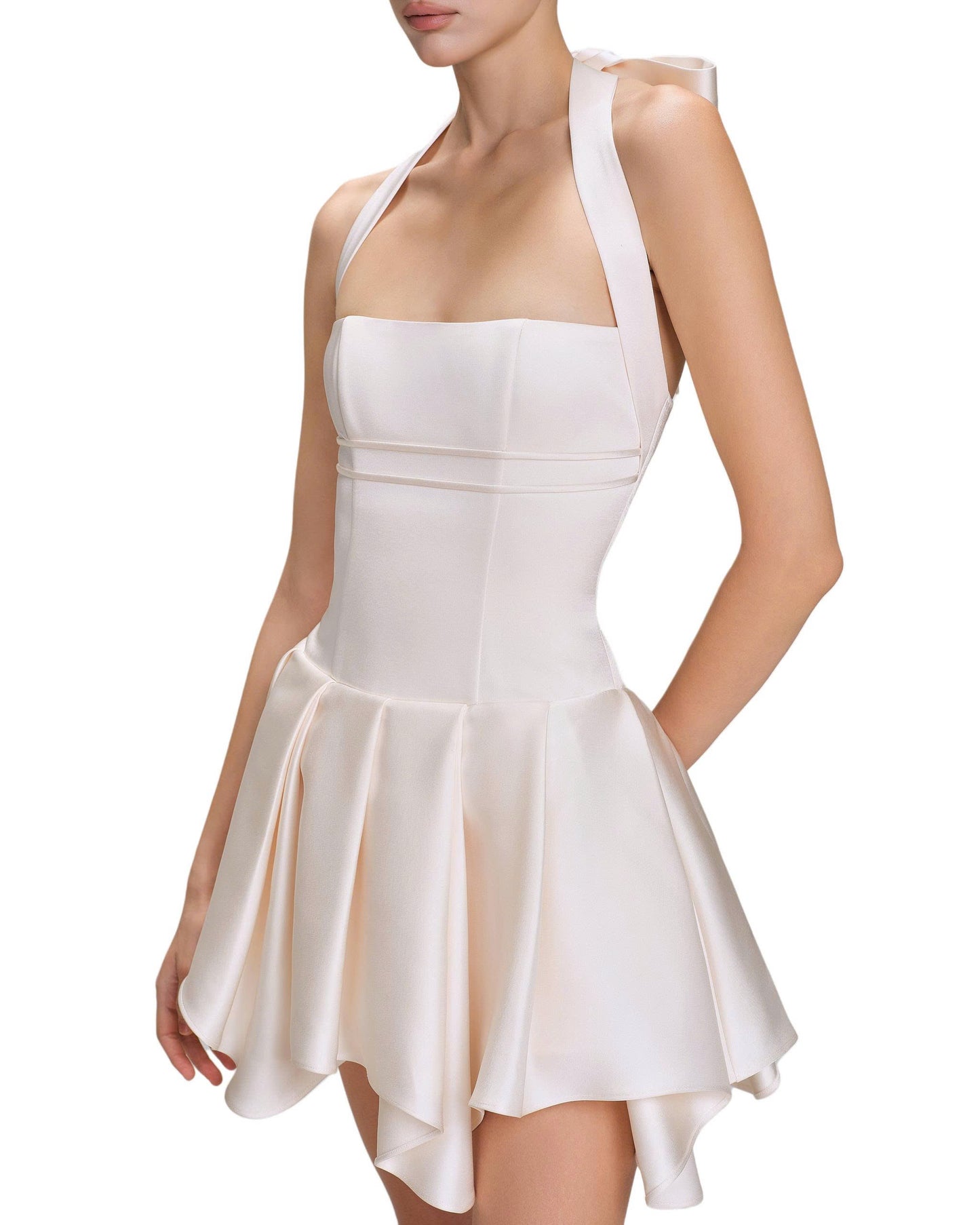 L SOUL Aller Dreses White