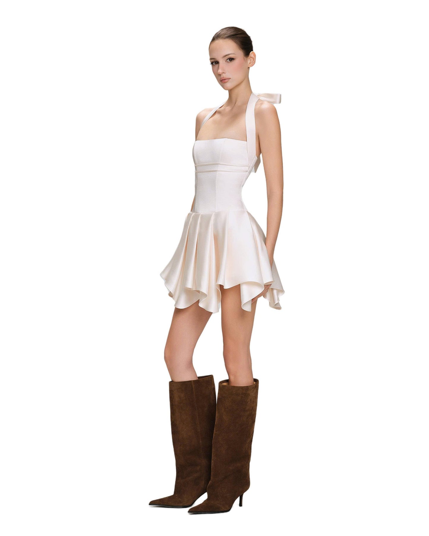 L SOUL Aller Dreses White