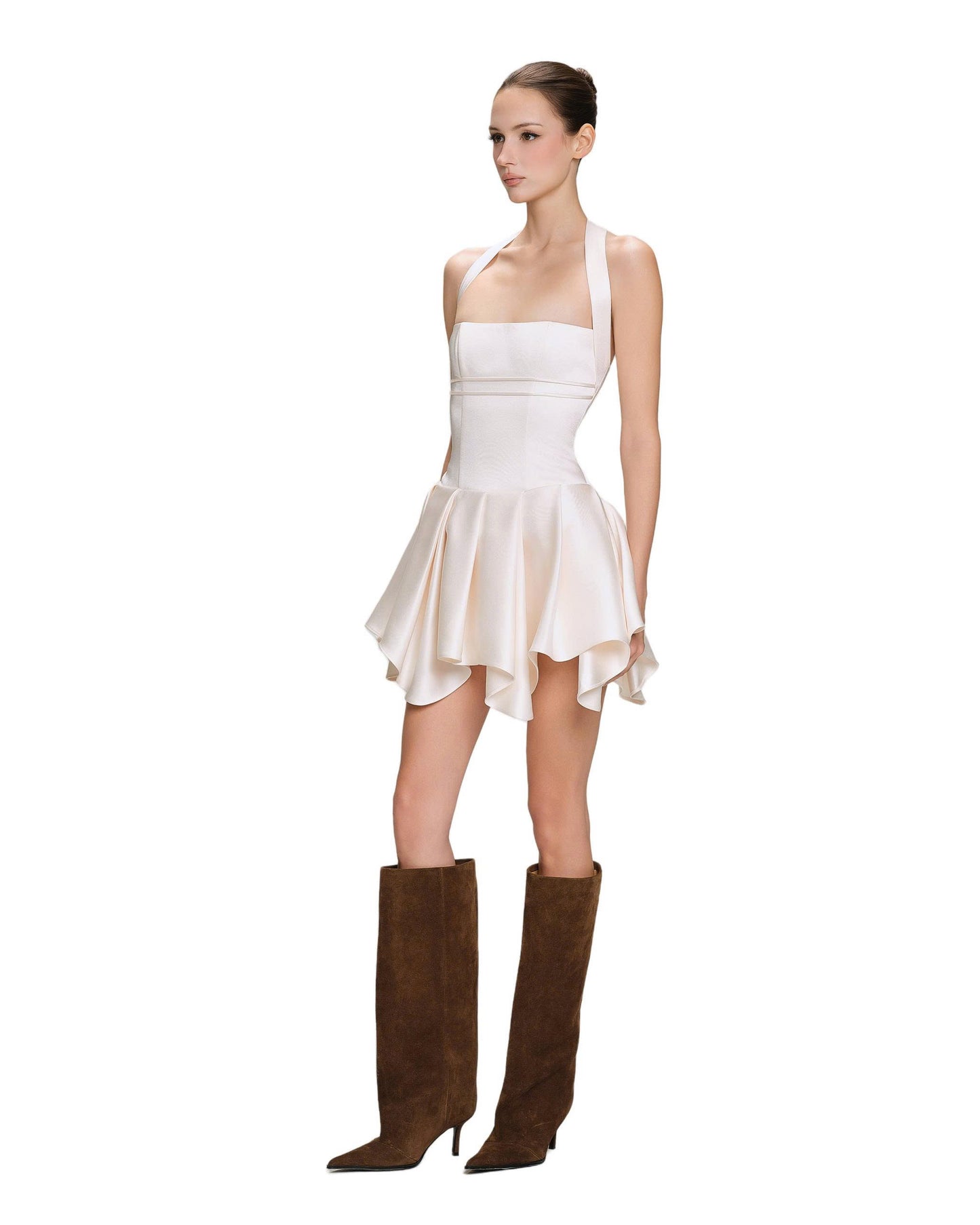 L SOUL Aller Dreses White