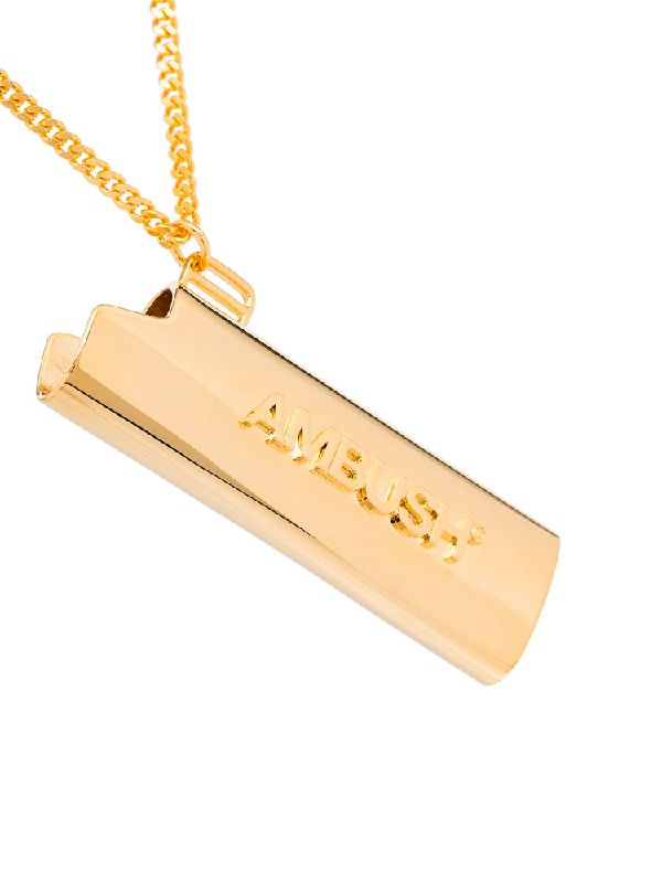 AMBUSH Logo Lighter Case Pendant Necklace