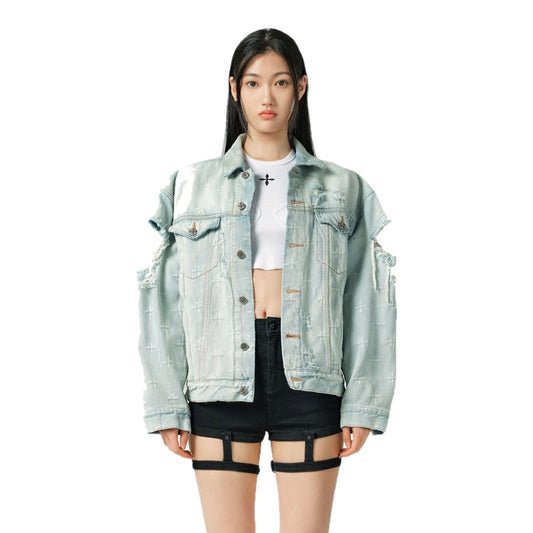 SMFK Garden Contoured Denim Jacket