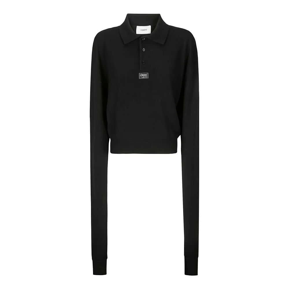 COPERNI Knotted Sleeved Polo Top
