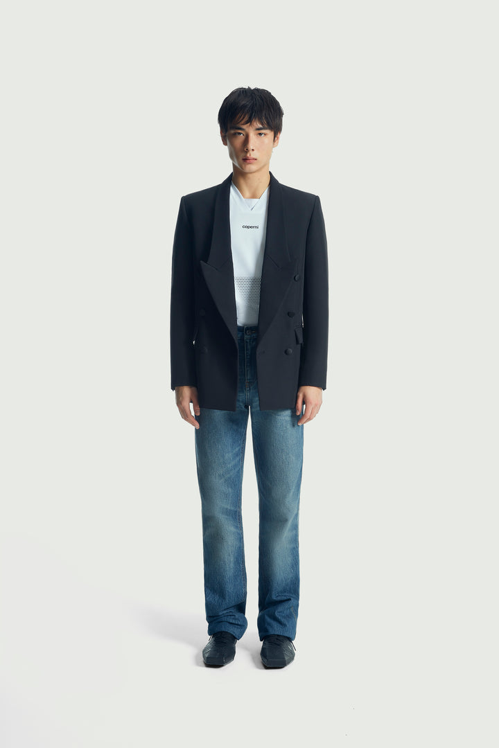 COPERNI Cut-Out Triangle Double Breasted Jacket