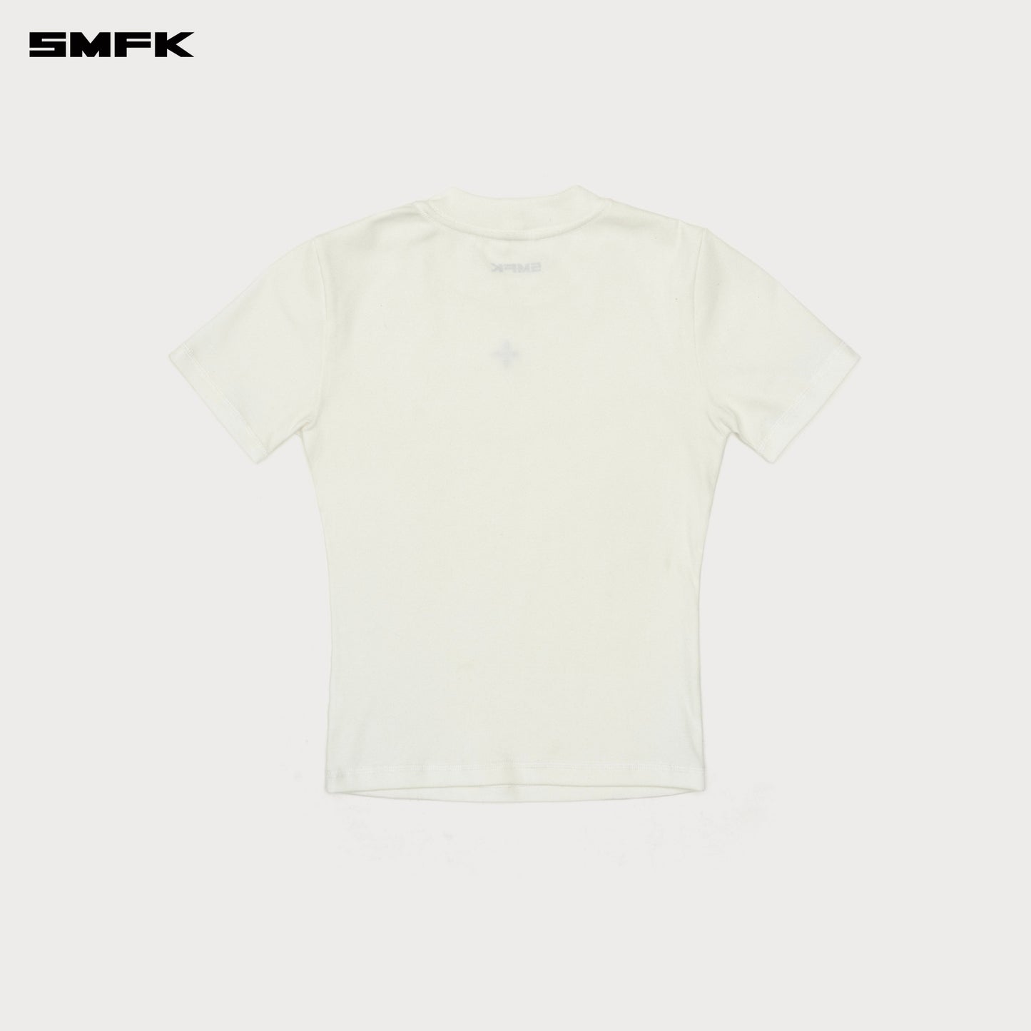 SMFK Compass Cross Badge Waist Tee White