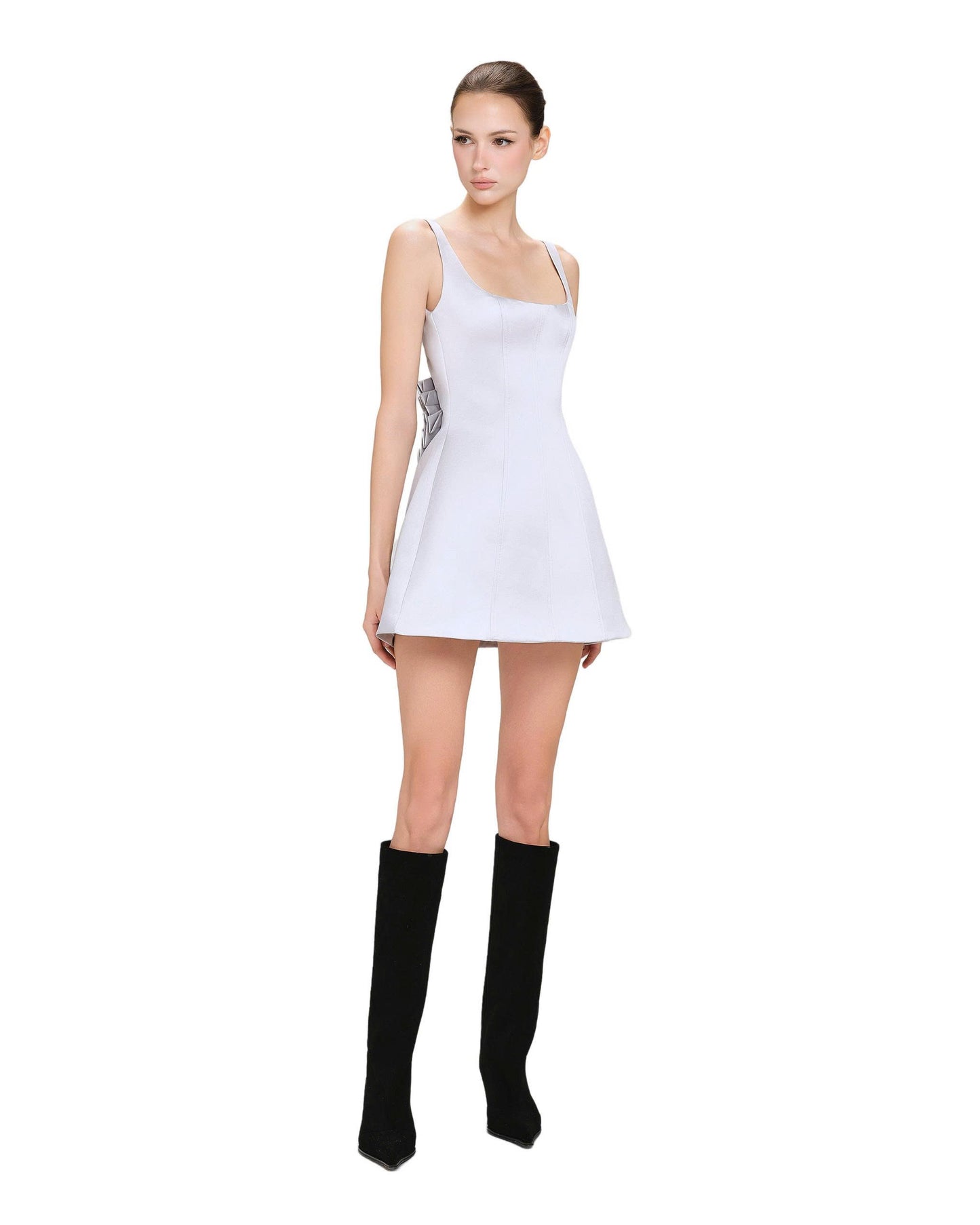 L SOUL Fem Dreses Grey