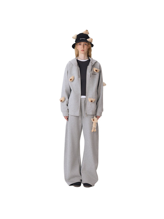 13DE MARZO Bear Arch Bucket Hat Black