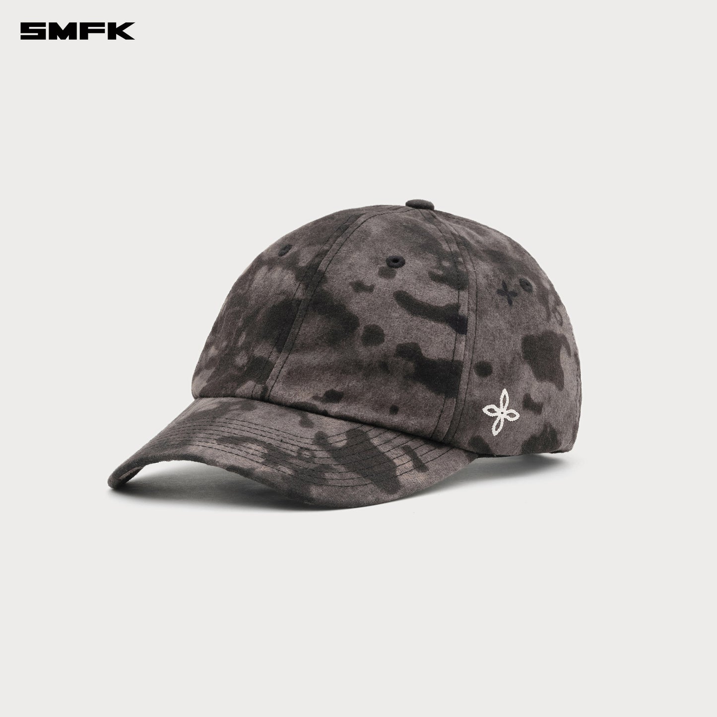 SMFK Compass Cross Chain Badge Baseball Cap Black