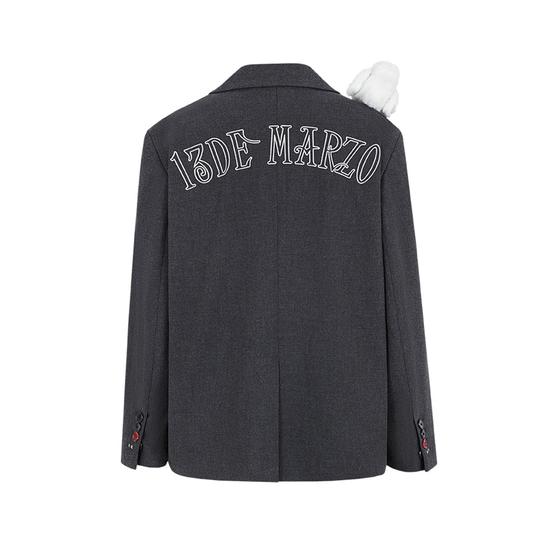 Harry Potter × 13DE MARZO Hedwig Hogwarts Offer Bear Suit Dark Grey