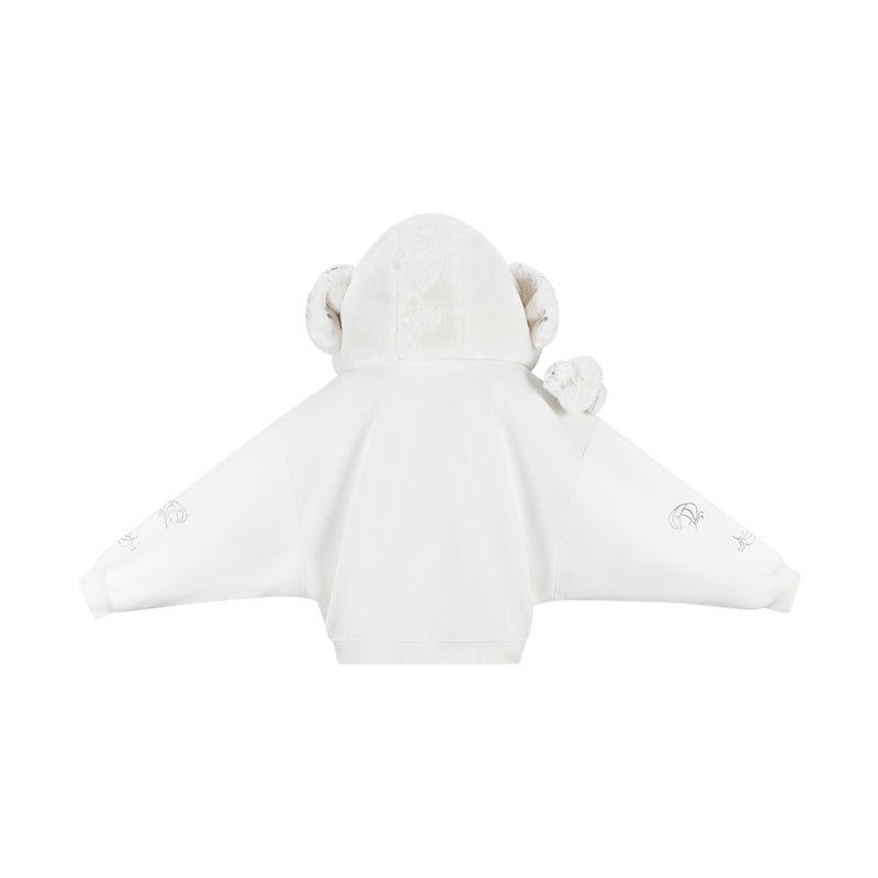 Harry Potter × 13DE MARZO Hedwig Hogwarts Offer Bear Hoodie